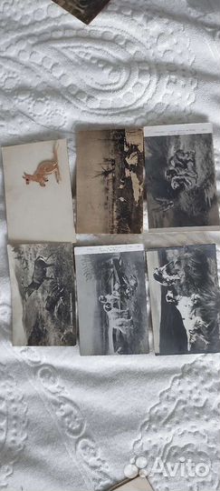 Коллекция открыток, царские до 1917г