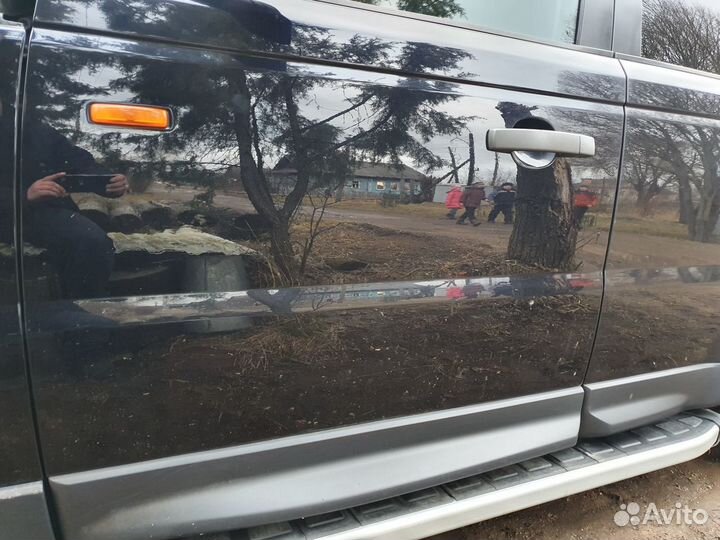 Дверь передняя левая Range Rover Sport L320 синяя