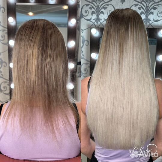 Наращивание волос.Микронаращивание