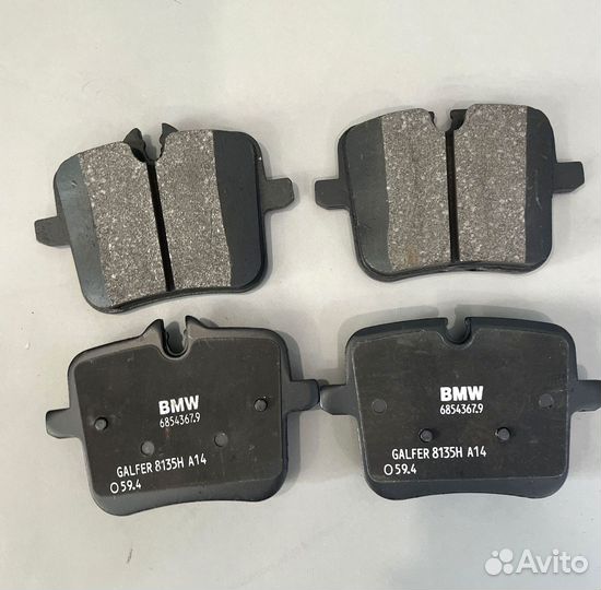 Колодки тормозные BMW F13 G11 новые