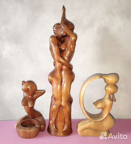 Деревянные статуэтки, нат. дерево, Бали, маска