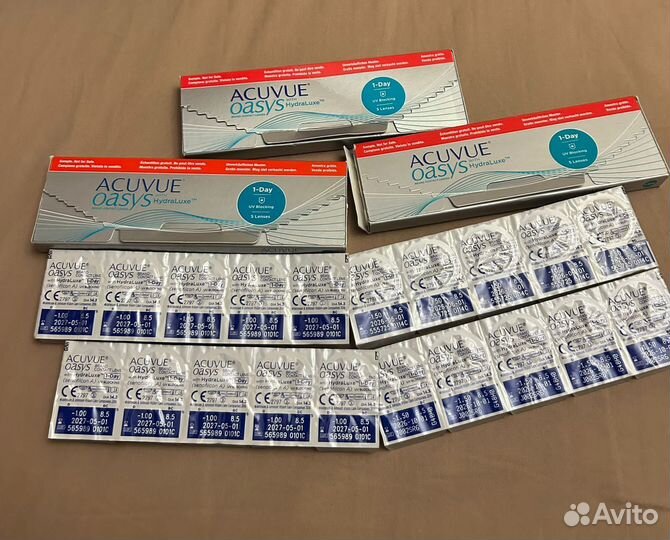 Линзы контактные acuvue oasys 1 day with HydraLuxe