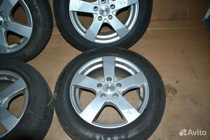 Диски бу R16 с всесезонными шинами 205 60 16