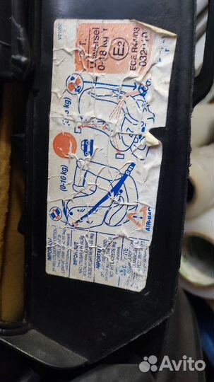 Детское автокресло 0-18 кг