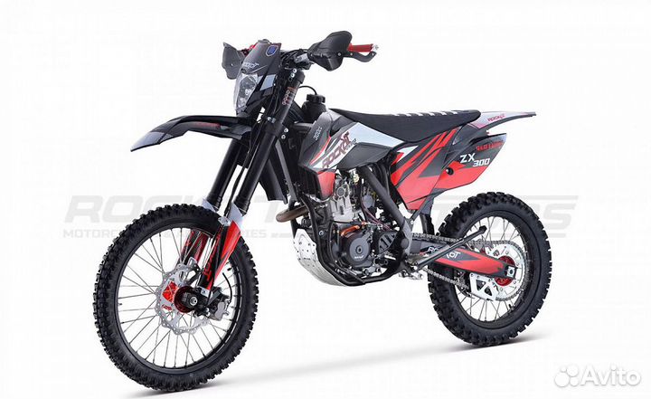 Мотоцикл кроссовый rockot ZX300 RED fury