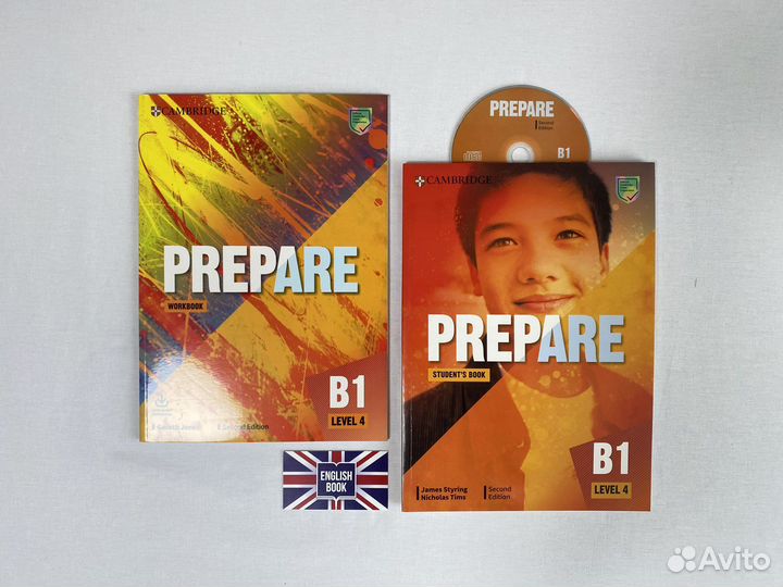 Prepare B1 L4 комплект (SB,WB,CD) новый