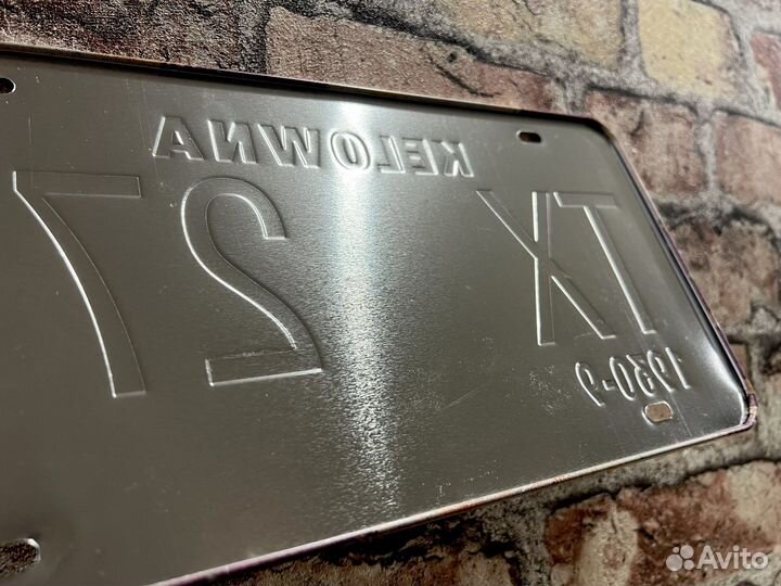 Металическая табличка Kelowna TX 276