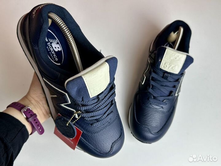 Кроссовки мужские New Balance 574 41-46 синие