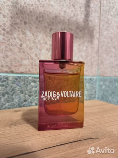 Духи женские zadig&voltaire This is love 30 мл