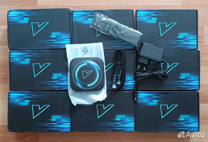 Тв-приставка 4/4/32gb Андроид 12 H618