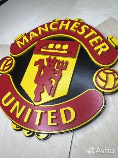 Логотип, эмблема фк Манчестер Юнайтед