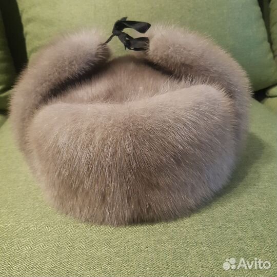 Норковая шапка мужская