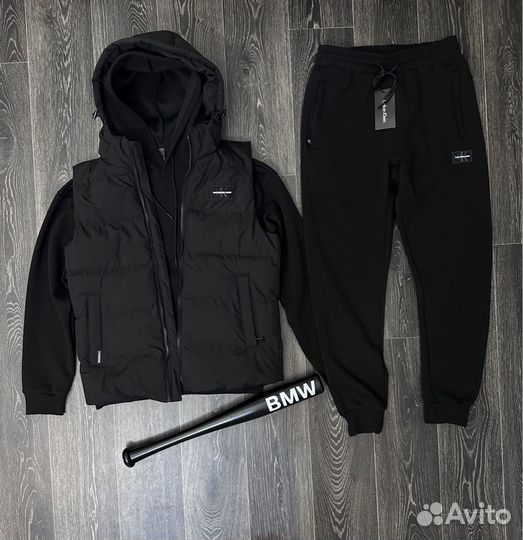 Мужской Спортивный костюм тройка Calvin Klein