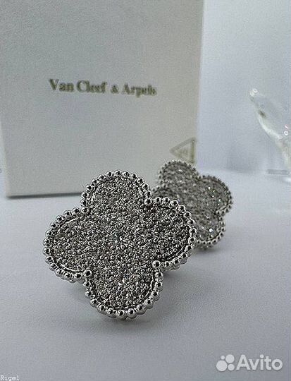 Серьги van cleef