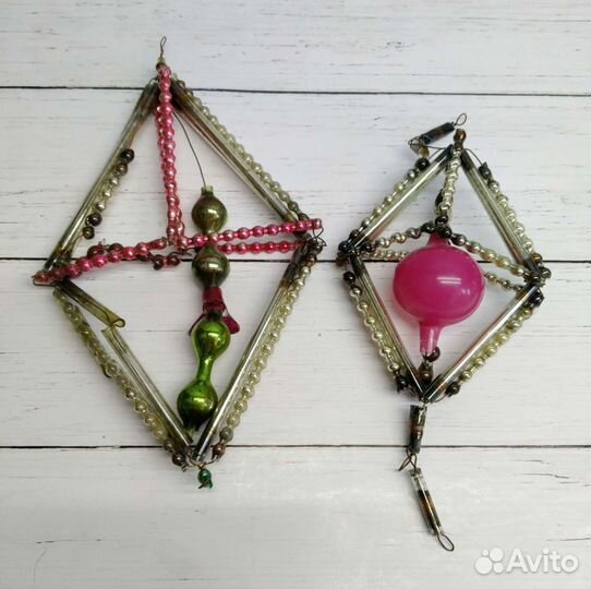 Много разных Елочные игрушки СССР