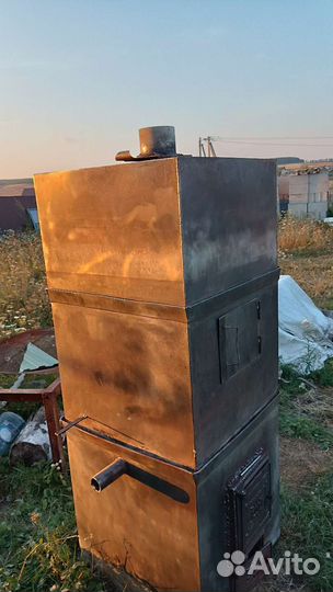 Печка для бани с отоплением