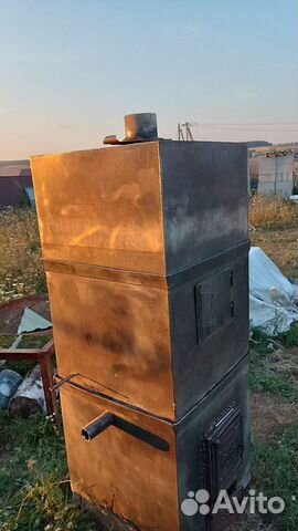 Печка для бани с отоплением