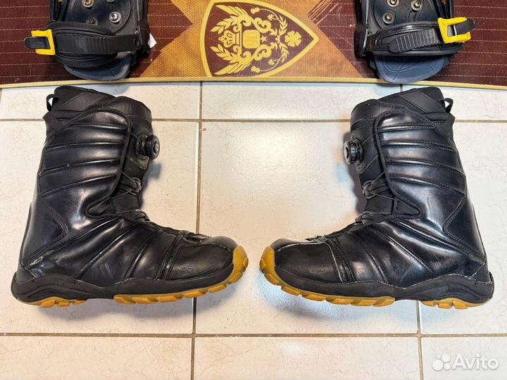 Сноуборд комплект Trans - 157 + Black Fire - 43