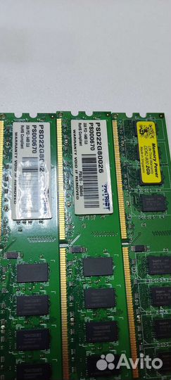 Материнская плата с процессором и памятью