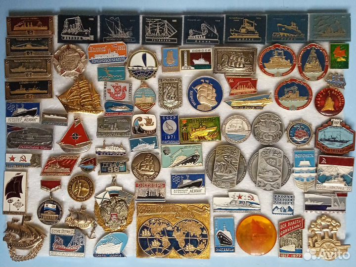 Значки по теме Флот