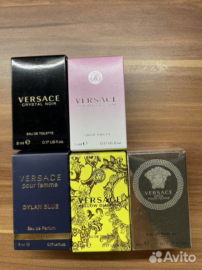 Versace набор миниатюр парфюм