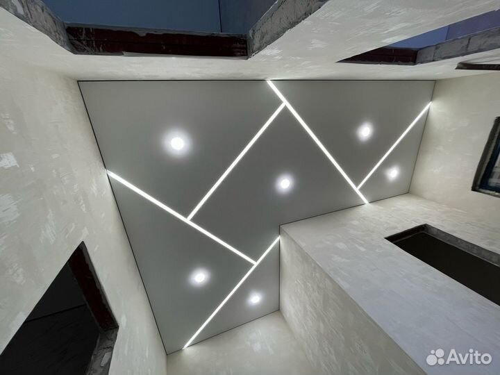 Натяжные потолки монтаж за 1 день