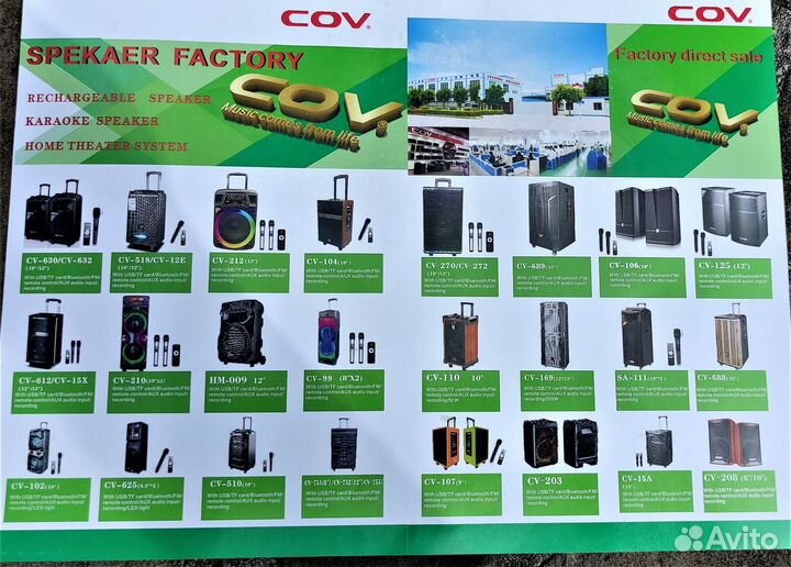 COV1505 100W колонка partybox