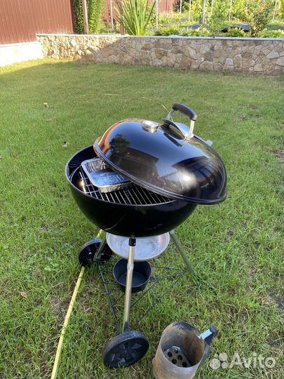 Угольный гриль weber бу