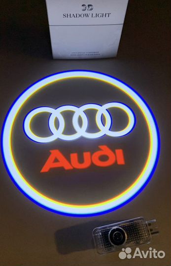 Лазерная проекция Audi 2-го поколения