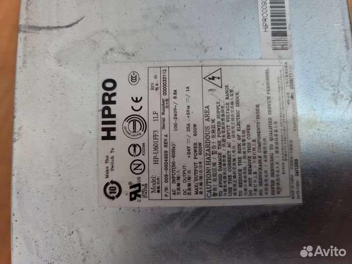 Hipro 600вт 24вольта 25ампер