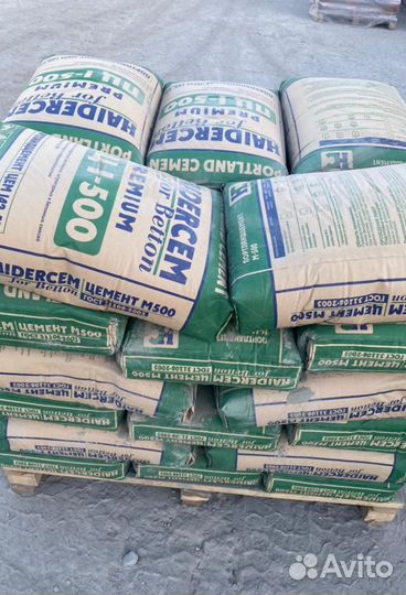 Портландцемент haidercem Premium М 500 Д0 / мешок