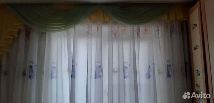 Тюль-вуаль для детской комнаты