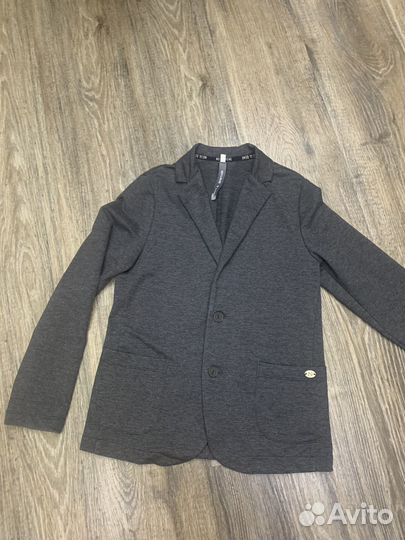 Пиджак трикотажный школьный для мальчика 146