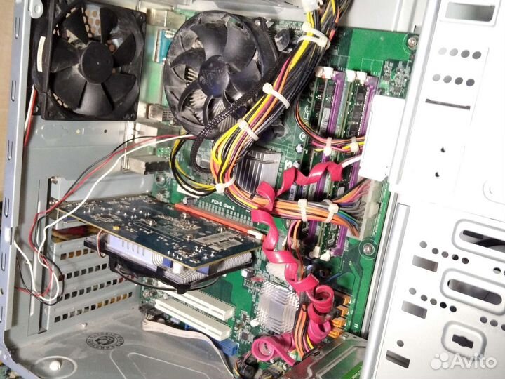 Офисный пк Intel core2duo e7400 gt240 ram4gb