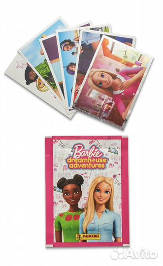 Наклейки panini barbie