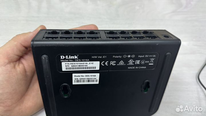 Коммутатор D-link DES-1016A