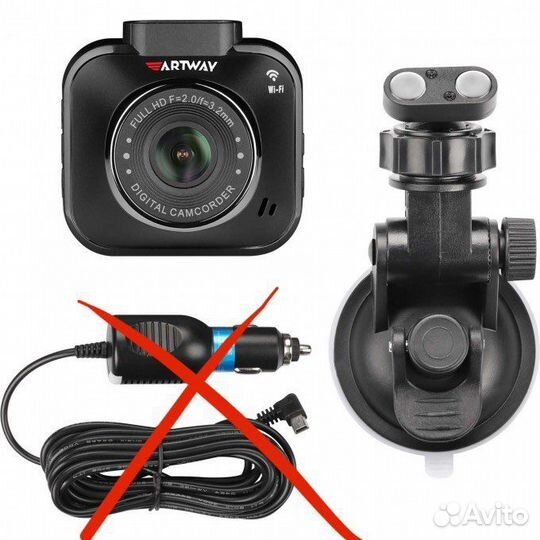 Видеорегистратор Artway AV-407, черный