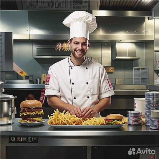 Повар, сборщик бургеров