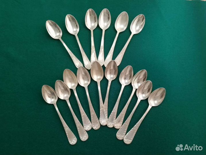 Чайные ложки из мельхиора СССР