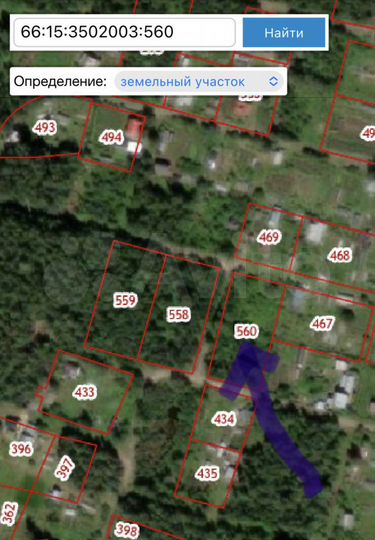 Участок 18 сот. (СНТ, ДНП)