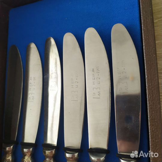 Набор столовых приборов мельхиор рмз СССР