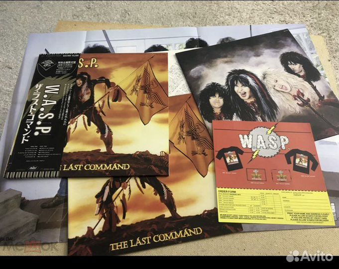 Виниловые пластинки Metallica wasp accept ozzy