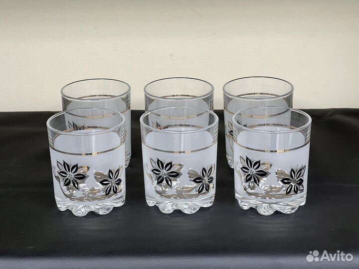 Стаканы стеклянные DeValBor Italy 6 шт набор