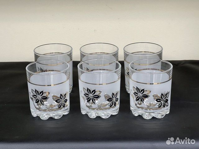 Стаканы стеклянные DeValBor Italy 6 шт набор