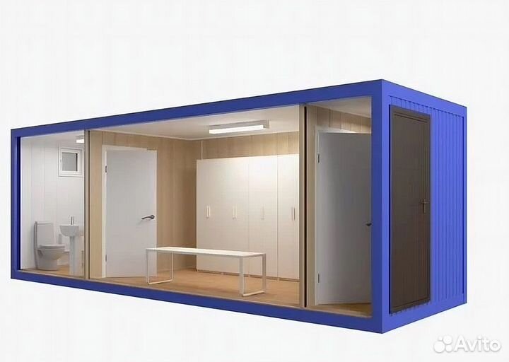 Евробытовка (распашонка) с тамбуром (бке-03)