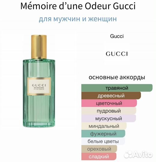 Gucci Memoire D'une Odeur EDP 60 ml