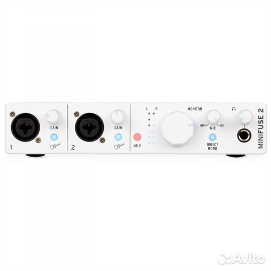 USB аудиоинтерфейс Arturia MiniFuse 2 white