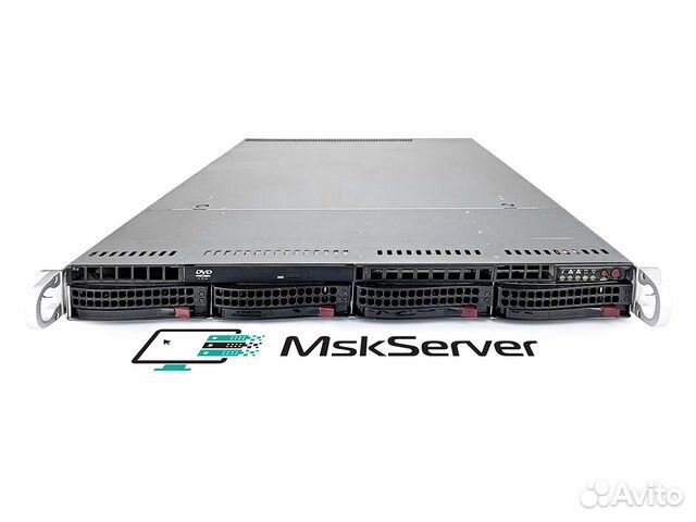 Сервер Supermicro 6018U-TR4T 2x E5-2630v3 16Gb