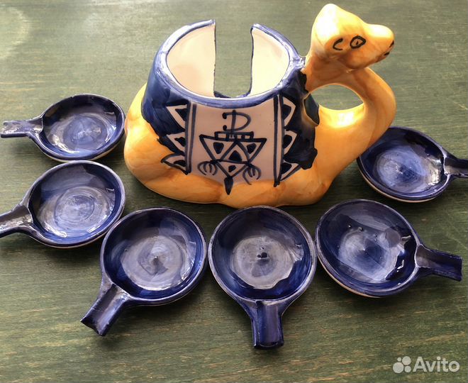 Набор посуды из Туниса керамический