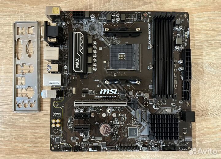 MSI B450M PRO-VDH MAX (сокет AM4)